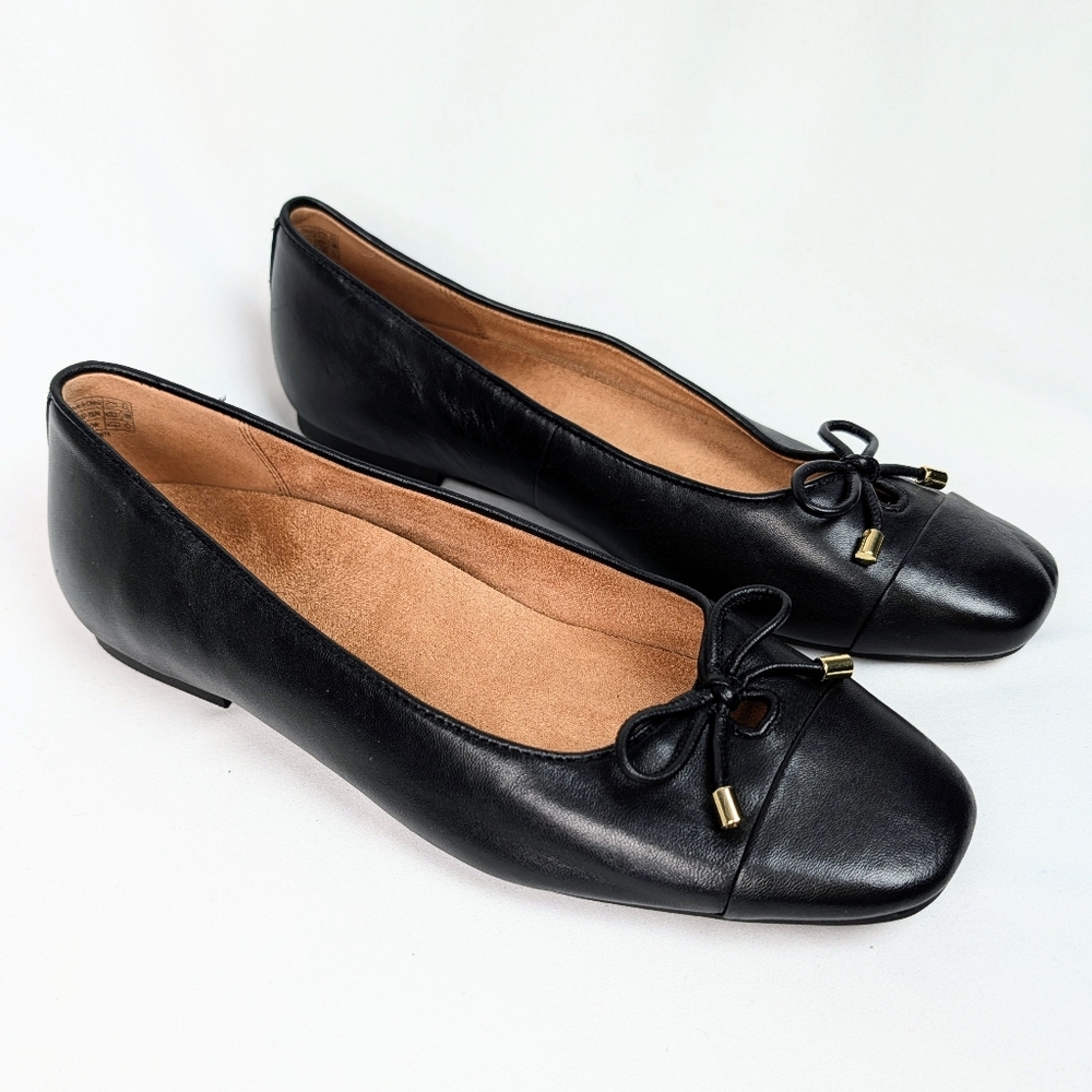 Vionic Black Klara Ballet Flat Bow - image 1